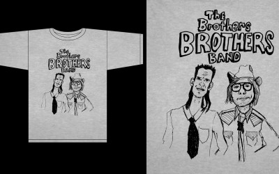 The Brothers Brothers Band t-shirt Illustration